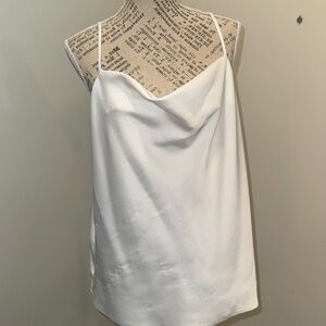 White Satin Cowl Camisole | Women’s 12 | NWNT